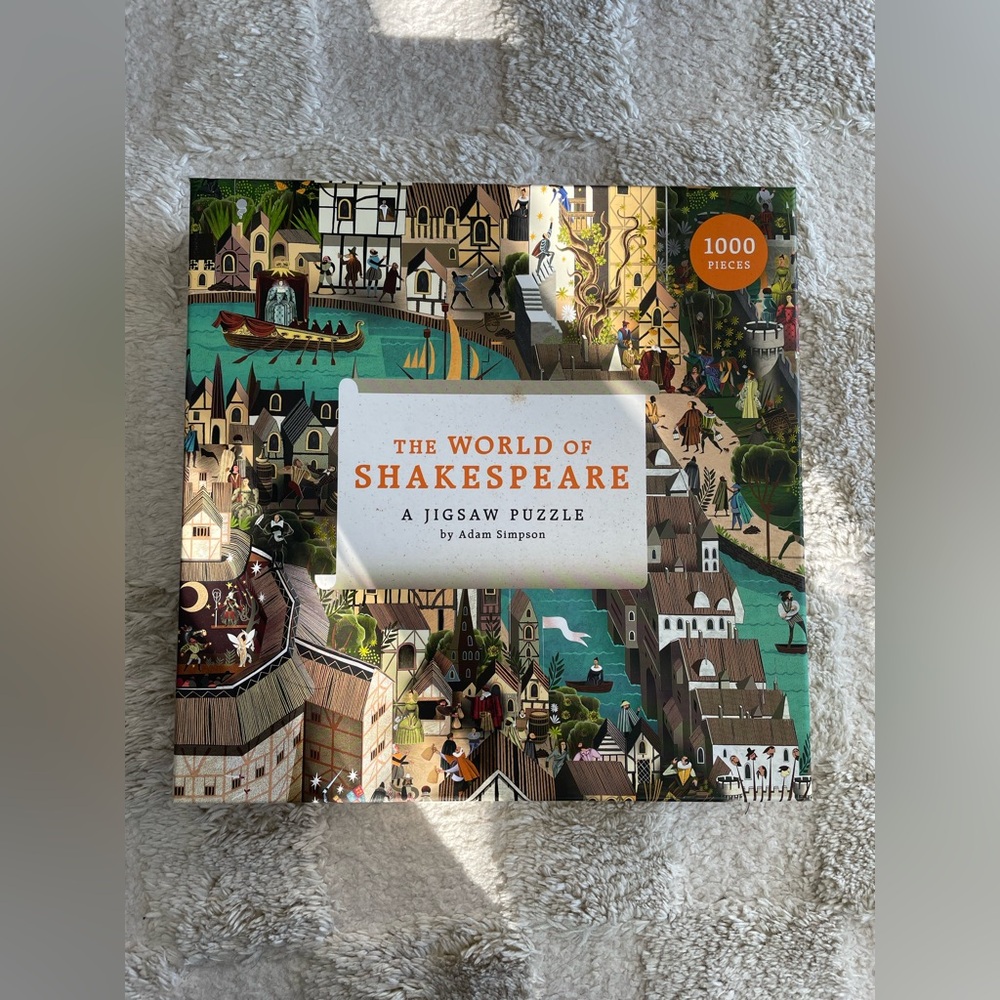 Brand New! The World of Shakespeare Jigsaw Puzzle